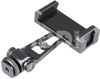 Puluz Rotation cold shoe phone clamp holder(black)