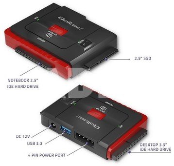 Qoltec Adapter USB 3.0 to IDE SATA III