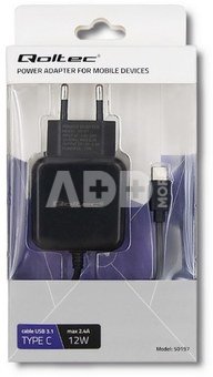 Qoltec Charger 5V, 2.4A, 12W