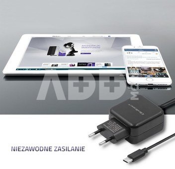 Qoltec Charger 5V, 2.4A, 12W