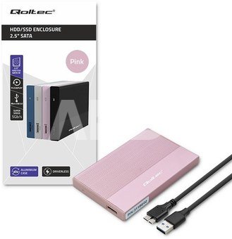 Qoltec Enclosure for SSD HDD 2.5drive,SATA,USB3.0,2T