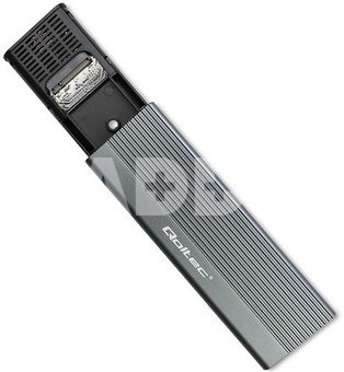 Qoltec Enclosure for SSD M.2 drive,SATA,NGFF,USB C