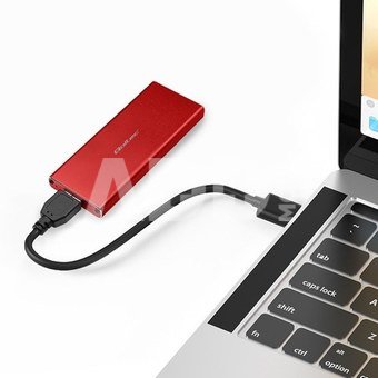 Qoltec Enclosure M.2 SSD drive SATA,NGFF,USB3.0,2TB