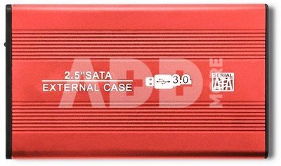 Qoltec Hard drive adapterUSB3.0 HDD/SSD 2.5" SATA3 red