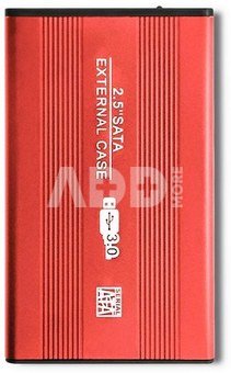 Qoltec Hard drive adapterUSB3.0 HDD/SSD 2.5" SATA3 red