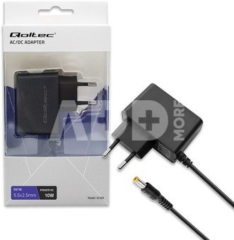 Qoltec Plug in power supply 10W 5V, 2A, 5.5x2.5