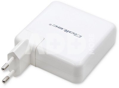 Qoltec Power charger GaN FAST 108W, USB C, white