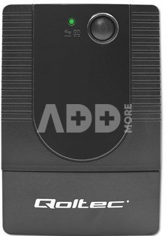 Qoltec Uninterruptible power supply, 850VA, 480W