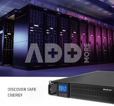 Qoltec Uninterruptible power supply UPS RACK, 3kVA