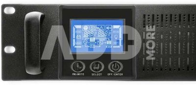 Qoltec Uninterruptible power supply UPS RACK, 3kVA