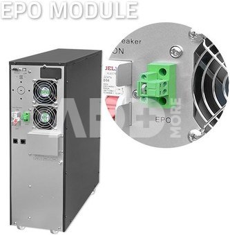 Qoltec UPS 6kVA, 6000W, PF 1.0 LCD, EPO, USB, On line