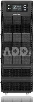 Qoltec UPS 6kVA, 6000W, PF 1.0 LCD, EPO, USB, On line