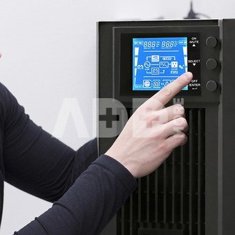 Qoltec UPS On-line Pure Sine Wave 1kVA 800W LCD USB