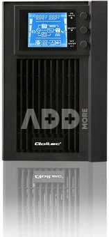 Qoltec UPS On-line Pure Sine Wave 1kVA 800W LCD USB