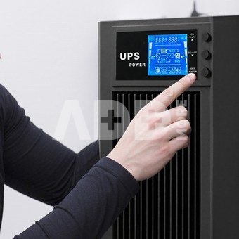 Qoltec UPS On-line Pure Sine Wave 3kVA 2.4W LCD USB