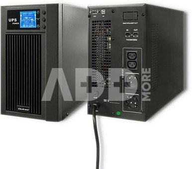 Qoltec UPS On-line Pure Sine Wave 3kVA 2.4W LCD USB