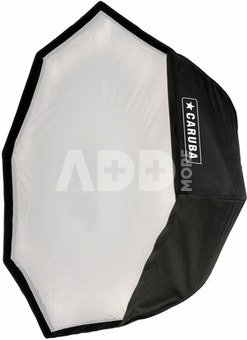 Caruba Quick Assembly Matte Zilver Round Softbox 120cm