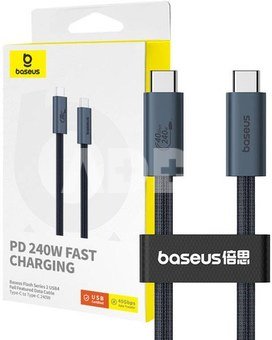 Quick Charge USB-C Baseus Flash 240W 1m (black)