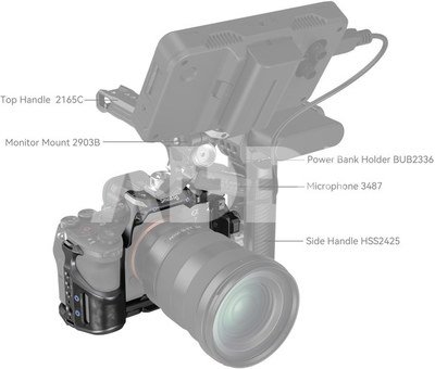 Smallrig 4308 "Rhinoceros" Cage Kit for Sony Alpha 7R V / Alpha 7 IV / Alpha 7S III 4308