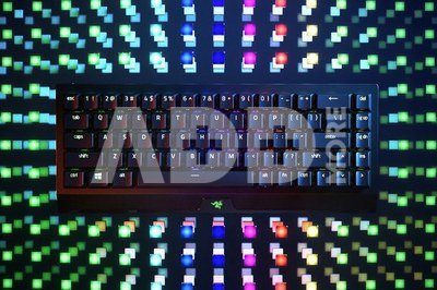 Razer BlackWidow V3 Mini HyperSpeed Mechanical Gaming Keyboard, RGB LED light, RU, Wireless, Black, Green Switch