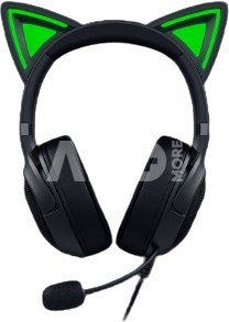 Razer Headset Kraken Kitty V2 Microphone, Black, Wired, On-Ear, Noise canceling