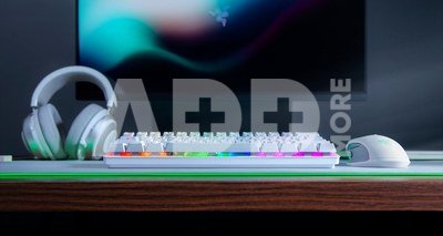 Razer Huntsman Mini, Gaming keyboard, RGB LED light, US, Mercury White, Wired