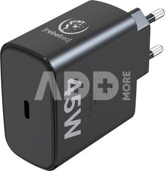Rebeltec Fast charger PD45W USB-C for notebooks, phones,