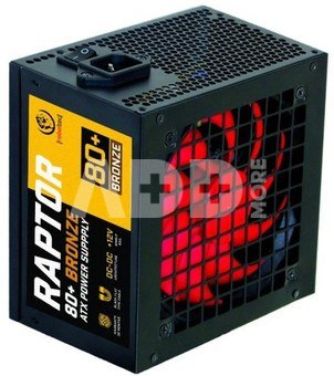 Rebeltec Power supply ATX RAPTOR 500W, BRONZE 80+,Single