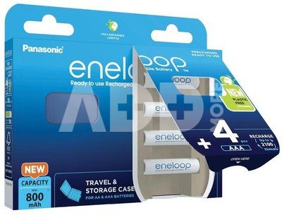 Rechargeable batteries Panasonic ENELOOP BK-4MCDEC4BE, 750 mAh, 2100 (4xAAA