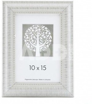 Frame 15x21 plastic 3537 Niko white [E] | 30 mm