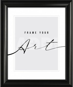 Frame KNOR Sylwia 30x40 black matte|40mm|plexi