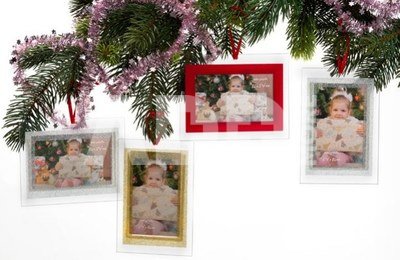 Rėmelis KPH 2759 Hanger XMAS 8,6x5,4cm raudonas