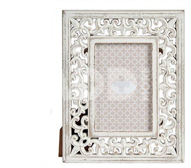 Rėmelis medinis baltos spalvos 10x15 cm Giftdecor 77961