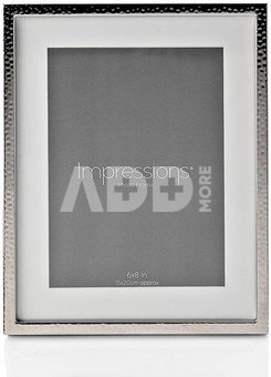 Rėmelis su paspartu metalinis sidabro spl. 15x20 cm FS106268 Widdop