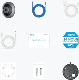 Reolink | 360° Panoramic Indoor Fisheye Camera | Fisheye Series W520 | Fisheye | 6 MP | 1.98mm/F2.0 | H.265 | MicroSD, max. 256 GB