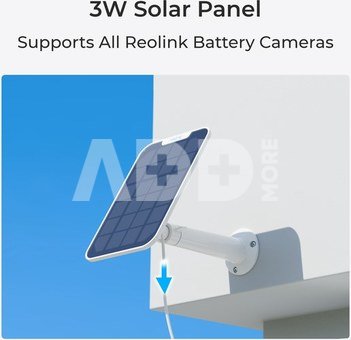 Reolink | Battery Wi-Fi Security Camera with Solar Panel | Argus Series B320 | Bullet | 3 MP | Fixed lens | IP65 | H.264 | Micro SD, Max. 128 GB