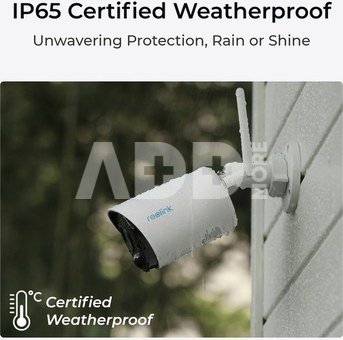 Reolink | Battery Wi-Fi Security Camera with Solar Panel | Argus Series B320 | Bullet | 3 MP | Fixed lens | IP65 | H.264 | Micro SD, Max. 128 GB