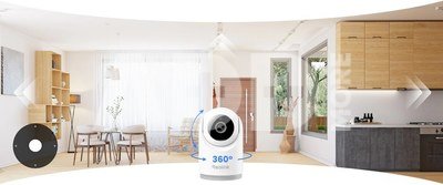 Reolink Smart Wi-Fi PT Indoor Security Camera | E331 | PTZ | 5 MP | F4mm/F1.6 | H.264 | Micro SD, Max. 512 GB