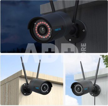 Reolink | WiFi Security Camera with Smart Detection | W320 | Bullet | 5 MP | 4.0mm fixed | IP66 | H.264 | Micro SD, Max. 256 GB