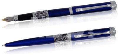 Rinkinys parkeris+rašiklis dėžutėje "Charles blue" mėlynas RE33PD REGAL
