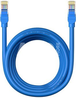 Baseus Round Cable Ethernet RJ45, Cat.6, 5m (blue)