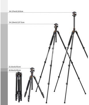 SA234 DSLR Camera Tripod with KF-28 Ball Head