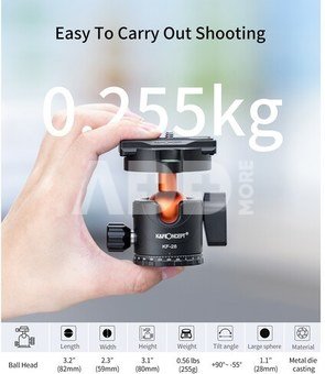 SA234 DSLR Camera Tripod with KF-28 Ball Head