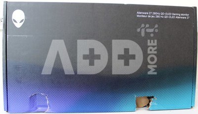 SALE OUT. Dell LCD AW2725D 27" QD-OLED QHD/2560x1440/HDMI,DP,USB-C/Black | Dell | AW2725D | 27 " | QD-OLED | QHD | 16:9 | 280 Hz | 0.03 ms | 2560 x 1440 pixels | 250 cd/m&sup2; | HDMI ports quantity 2 | Warranty 36 month(s) | DAMAGED PACKAGING