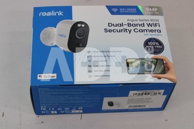SALE OUT. Reolink Argus Series B330 Smart 5MP Wire-Free Camera with Motion Spotlight, White | Reolink | Smart Wire-Free Camera with Motion Spotlight | Argus Series B330 | 22 month(s) | Bullet | 5 MP | Fixed | IP65 | H.265 | Micro SD, Max. 128GB | UNPACKED,USEDMDEMO