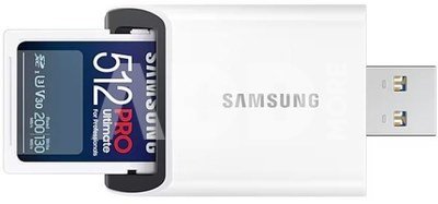 Samsung Memory card SD MB-SY512SB/WW 512GB Pro Ultimate + reader
