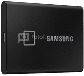 Samsung Portable SSD T7 1000 GB, USB 3.2, Black, with fingerprint and password security