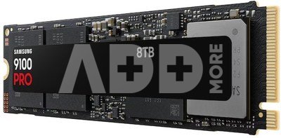 Samsung SSD | 9100 PRO | 8000 GB | Solid-state drive interface PCIe 5.0 x4, NVMe 2.0 | Read speed 14800 MB/s | Write speed 13400 MB/s