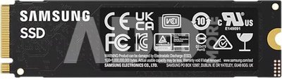 Samsung SSD | 990 EVO Plus | 1000 GB | SSD form factor M.2 2280 | Solid-state drive interface NVMe | Read speed 7250 MB/s | Write speed 6300 MB/s