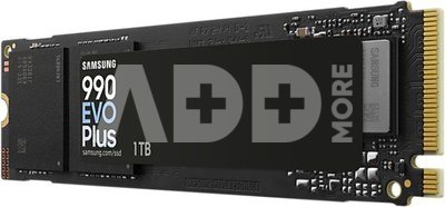 Samsung SSD | 990 EVO Plus | 1000 GB | SSD form factor M.2 2280 | Solid-state drive interface NVMe | Read speed 7250 MB/s | Write speed 6300 MB/s